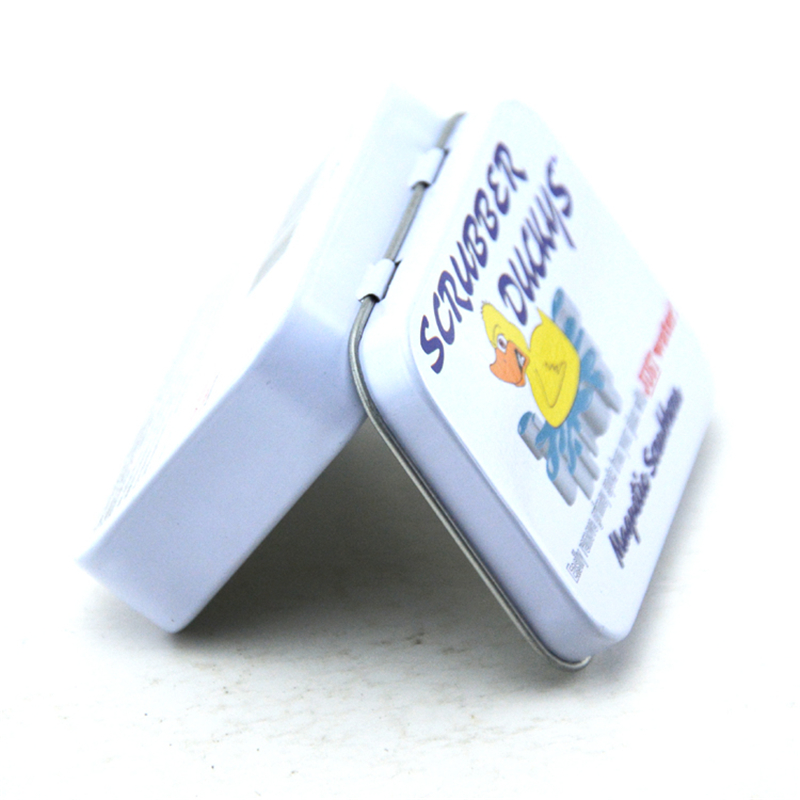 Kundenspezifischer stilvoller Metallmini rechteckiger Zinnkasten für Süßigkeitsminzenverpackung